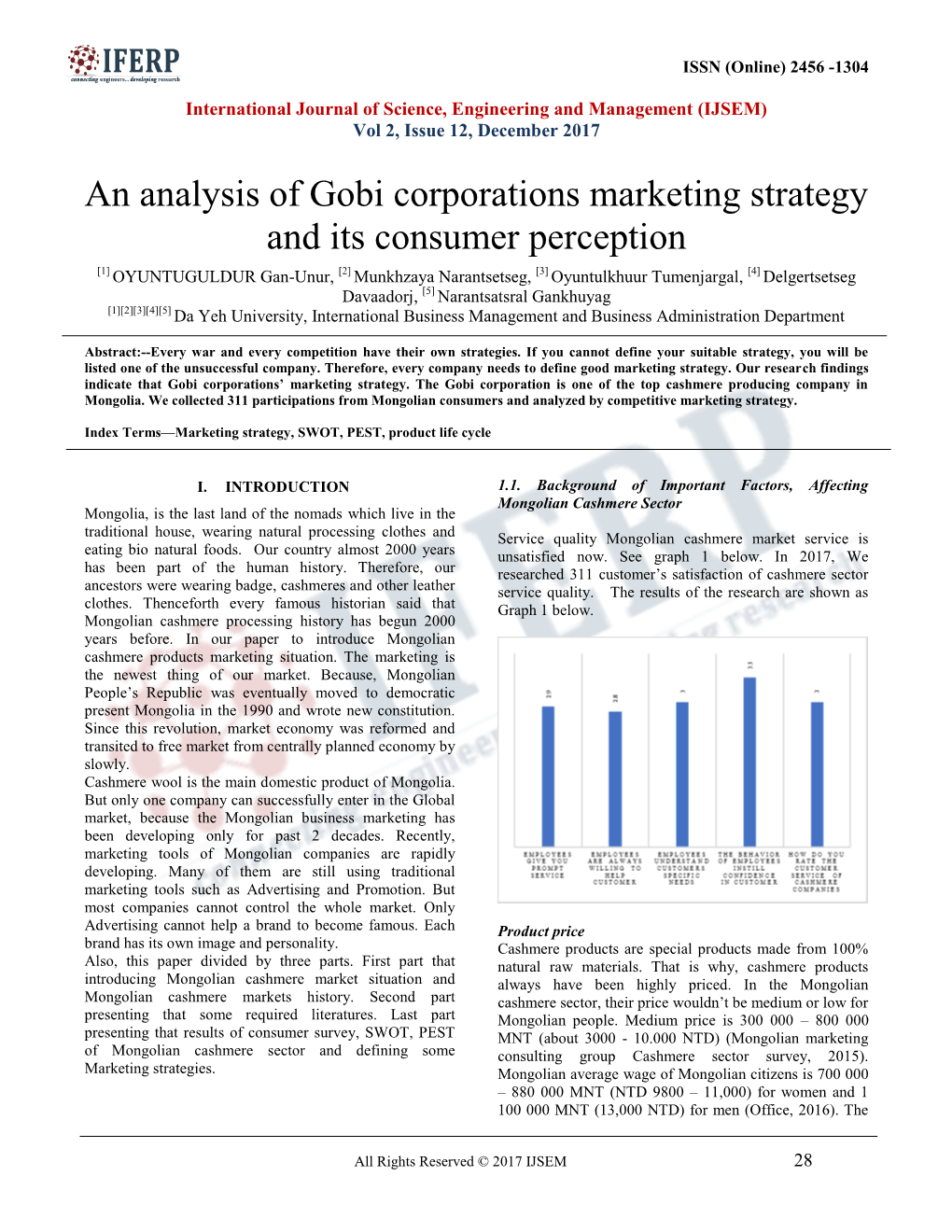 An Analysis of Gobi Corporations Marketing Strategy and Its