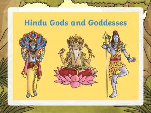 Hindu Gods and Goddesses Great Gods Hindus Believe That There Are Three Great Gods (Māhadevas)