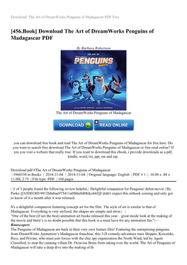 Download the Art of Dreamworks Penguins of Madagascar PDF