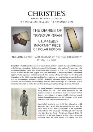 The Diaries of Tryggve Gran