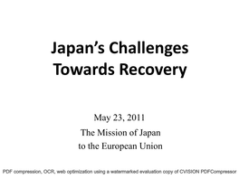 Japan's Nuclear Emergency
