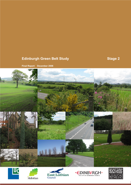 Edinburgh Green Belt Study Stage 2