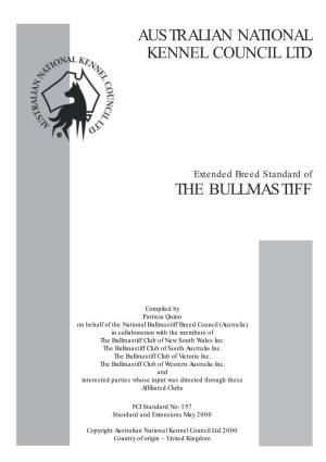 Extended Breed Standard of the BULLMASTIFF