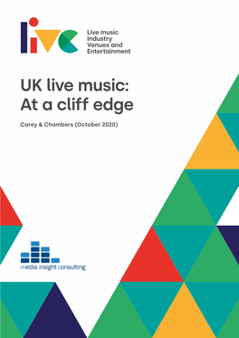 UK Live Music: at a Cliff Edge