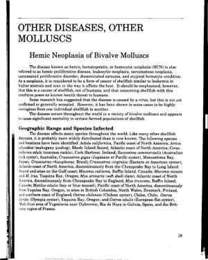 Other Diseases, Other Molluscs