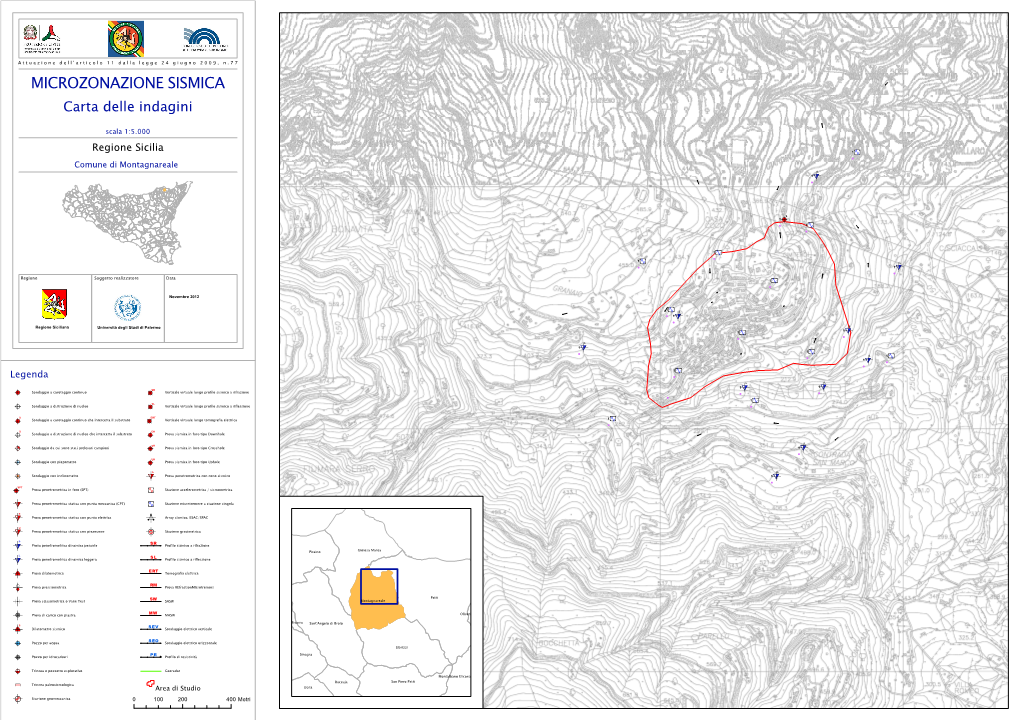 MICROZONAZIONE SISMICA !! Carta Delle Indagini