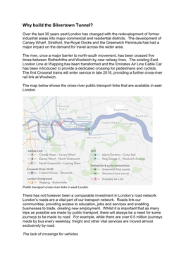 Why Build the Silvertown Tunnel?