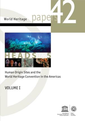 42 Papers Human Origin Sites and the World Heritage Convention In