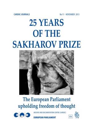 25 Years of the Sakharov Prize
