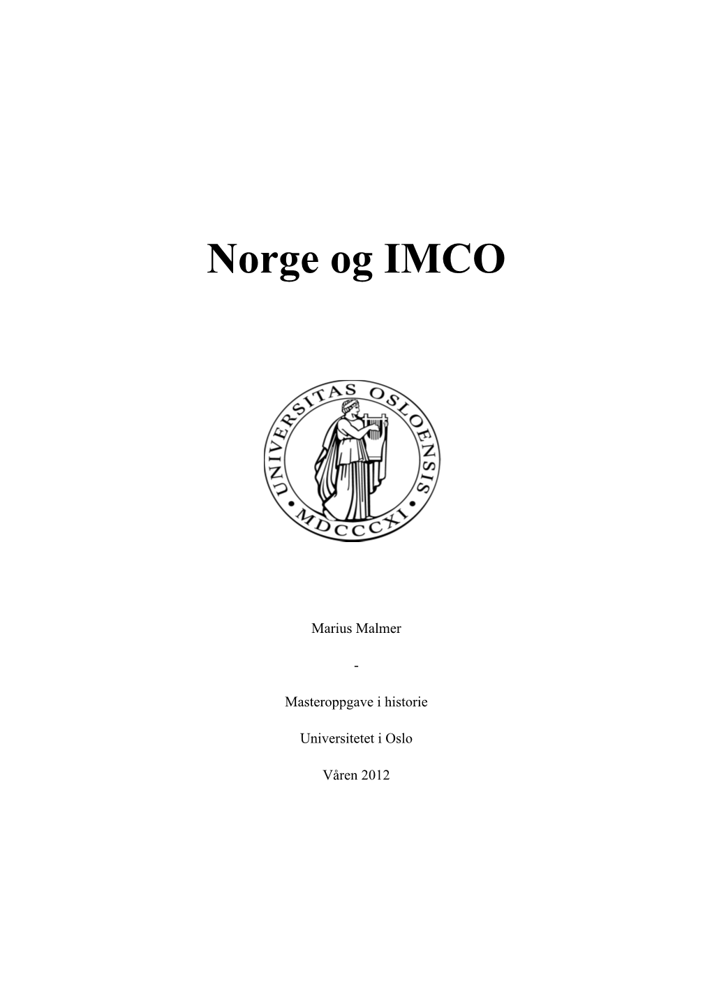 Norge Og IMCO