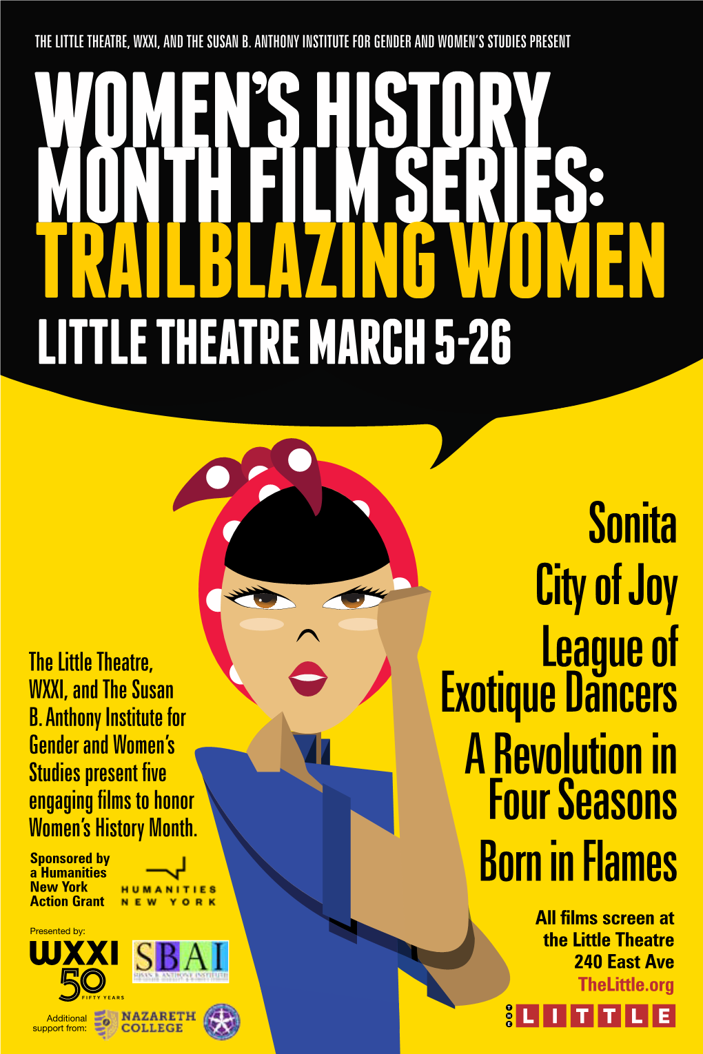 Trailblazing Women Little Theatre March 5-26