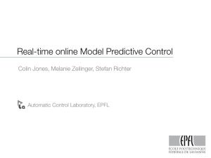 Real-Time Online Model Predictive Control!