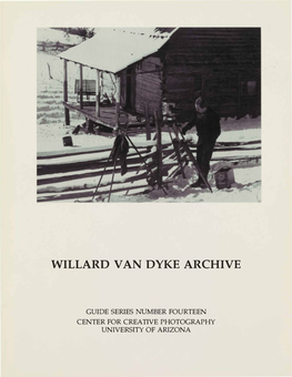 Willard Van Dyke Archive