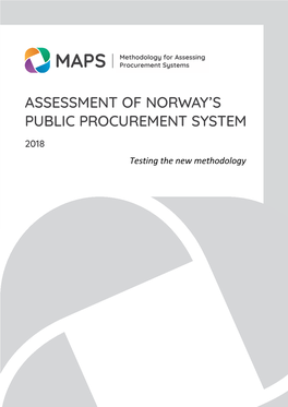 Assessment of Norway's Public Procurement System