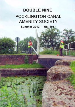 Pocklington Canal Amenity Society Double Nine