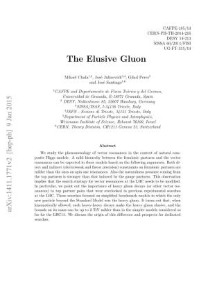 The Elusive Gluon