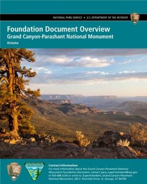 Grand Canyon-Parashant National Monument Foundation Document