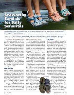Seaworthy Sandals for Salty Senoritas
