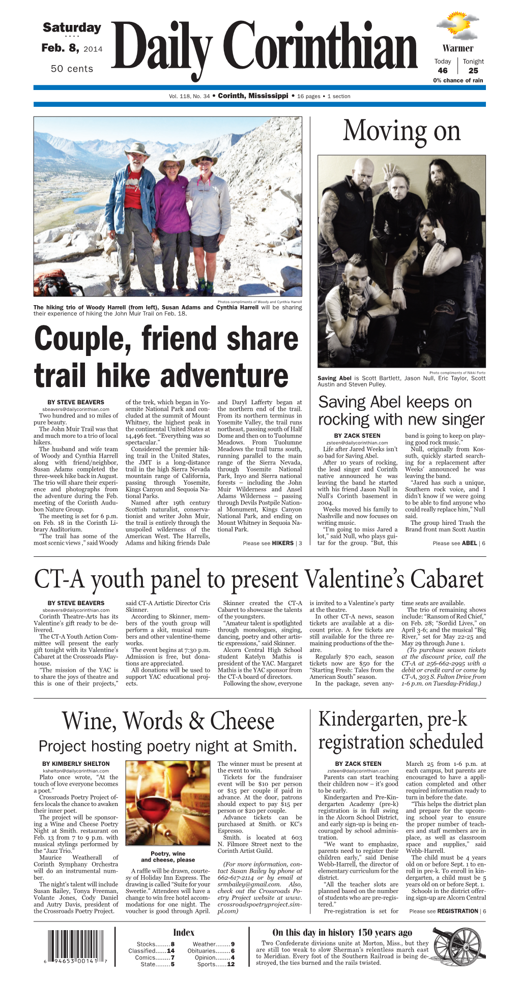 Couple, Friend Share Trail Hike Adventure