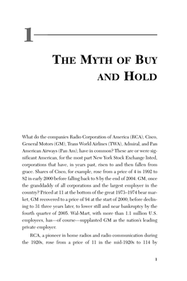 The Myth of Buy and Hold