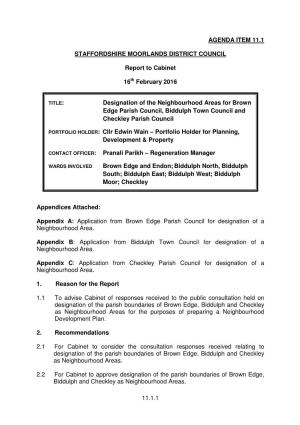 11.1.1 Agenda Item 11.1 Staffordshire Moorlands