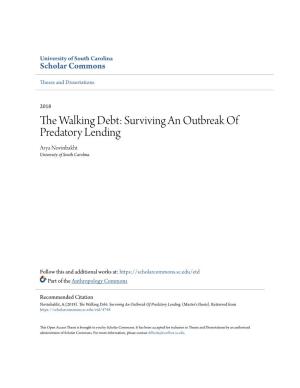 The Walking Debt: Surviving an Outbreak of Predatory Lending