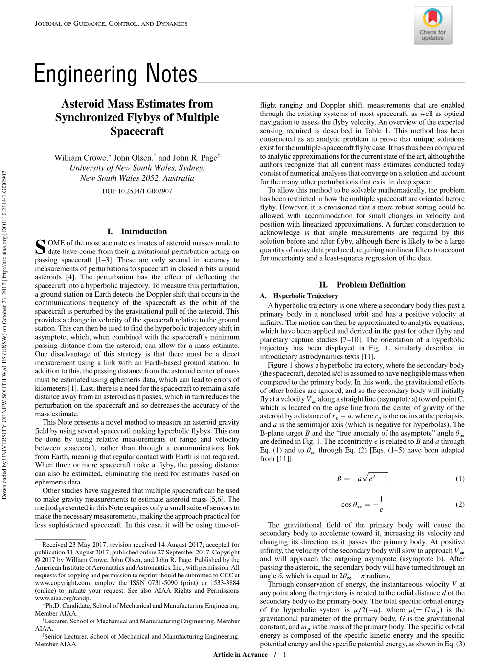 Asteroid Mass Estimates from Synchronized Flybys