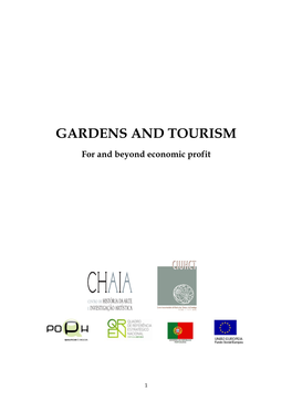 Gardens and Tourism