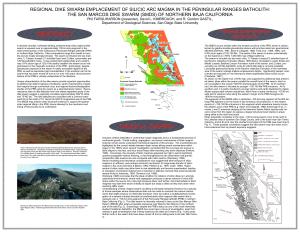Regional Dike Swarm Emplacement of Silicic Arc Magma in the Peninsular Ranges Batholith