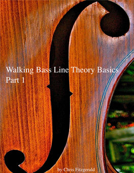Walking Bass Line Theory Basics PDF File