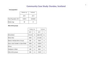 Community Case Study: Dundee, Scotland