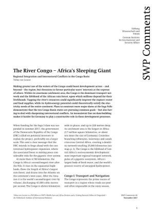 The River Congo – Africa's Sleeping Giant. Regional Integration And