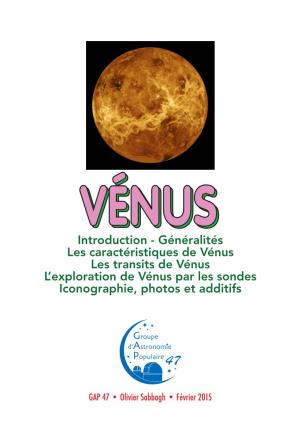 Vénus Les Transits De Vénus L’Exploration De Vénus Par Les Sondes Iconographie, Photos Et Additifs
