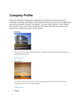 Company Profile