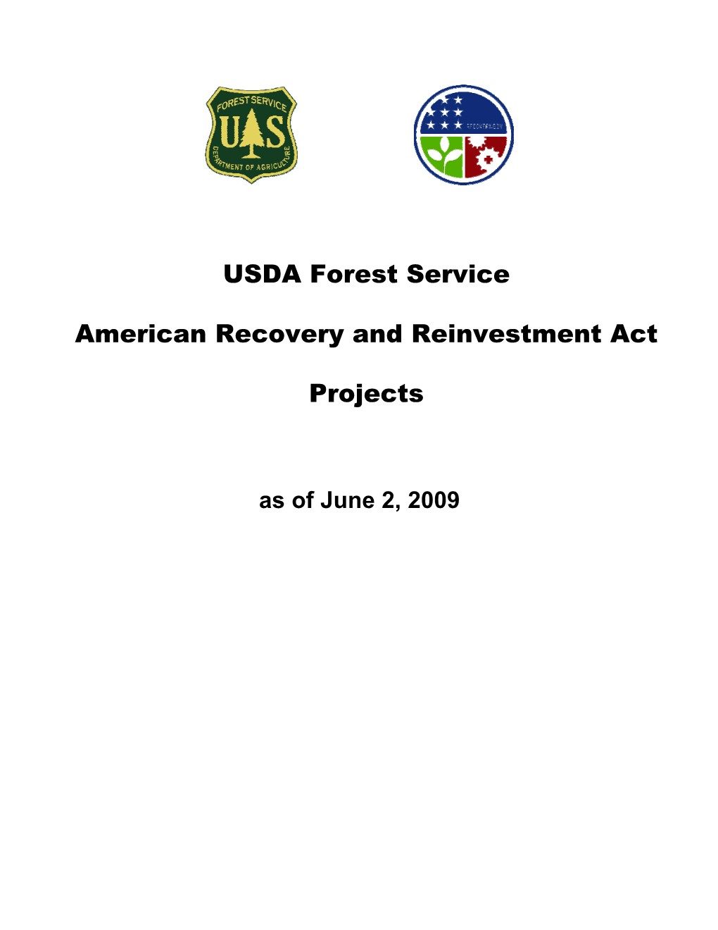 American Recovery and Reinvestment Act