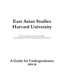 EAS Handbook 2019-20
