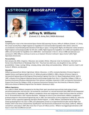 Williams, Jeffrey N