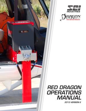 Red Dragon Operations Manual 2013 Version E
