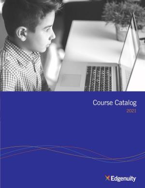 Course Catalog 2021