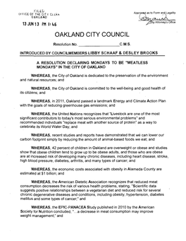 Oakland City Council