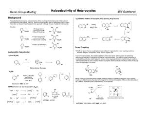 Haloselectivity of Heterocycles Will Gutekunst