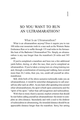 So You Want to Run an Ultramarathon!