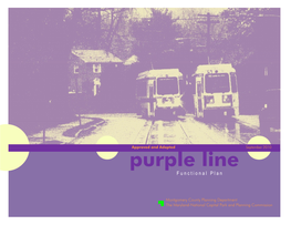 Purple Line Functional Plan? 6 Table 9 Stewart Avenue to CSX/WMATA Right-Of-Way 23