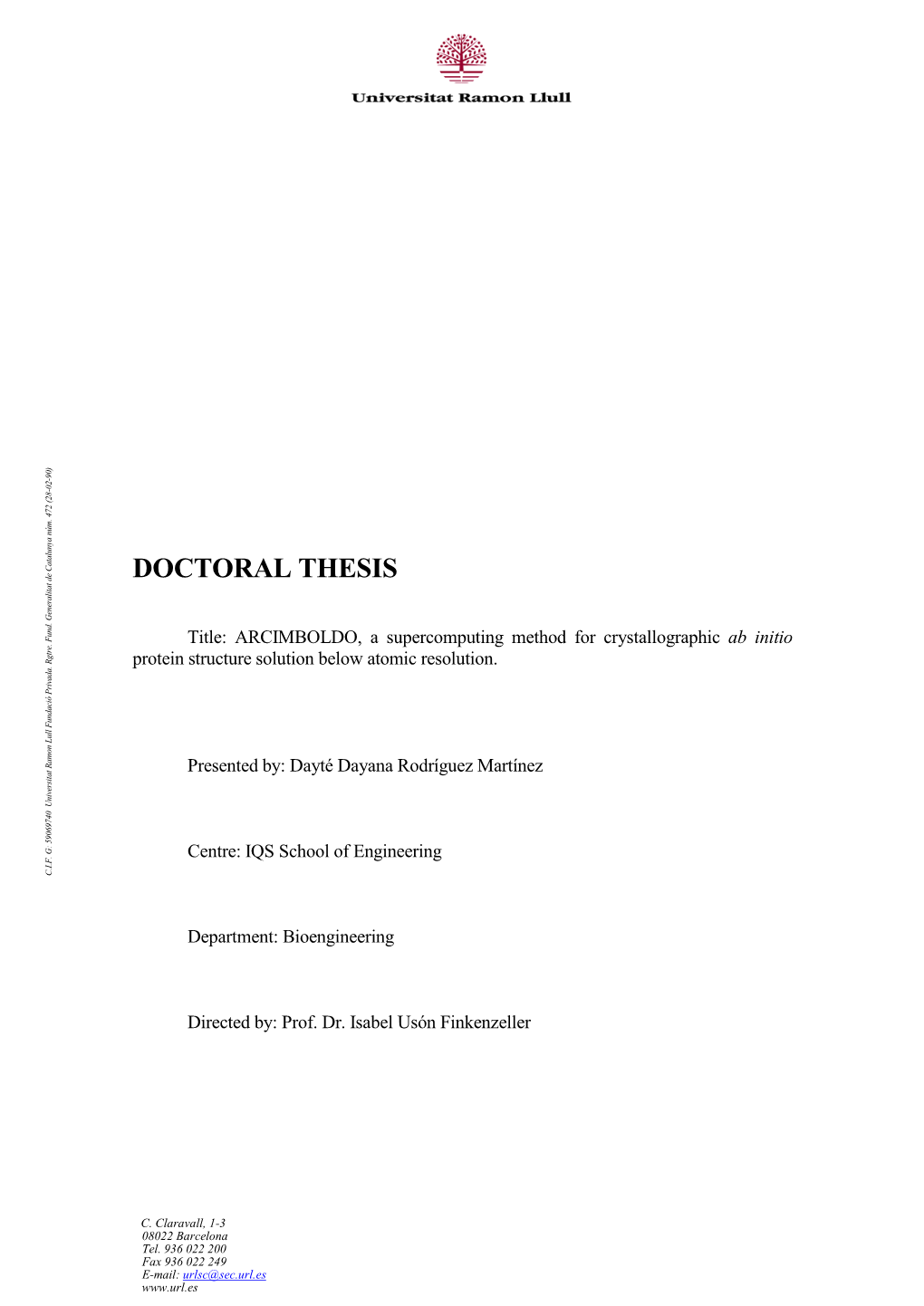 Doctoral Thesis