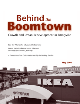 Growth and Urban Redevelopment in Emeryville