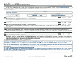 2018 T3010 Registered Charity Information Return