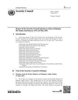 Security Council Distr.: General 8 April 2013