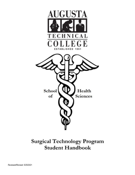Surgical Technology Program Student Handbook