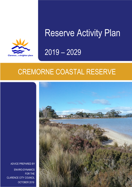 Cremorne Coastal Reserve Activity Plan 2019-2029