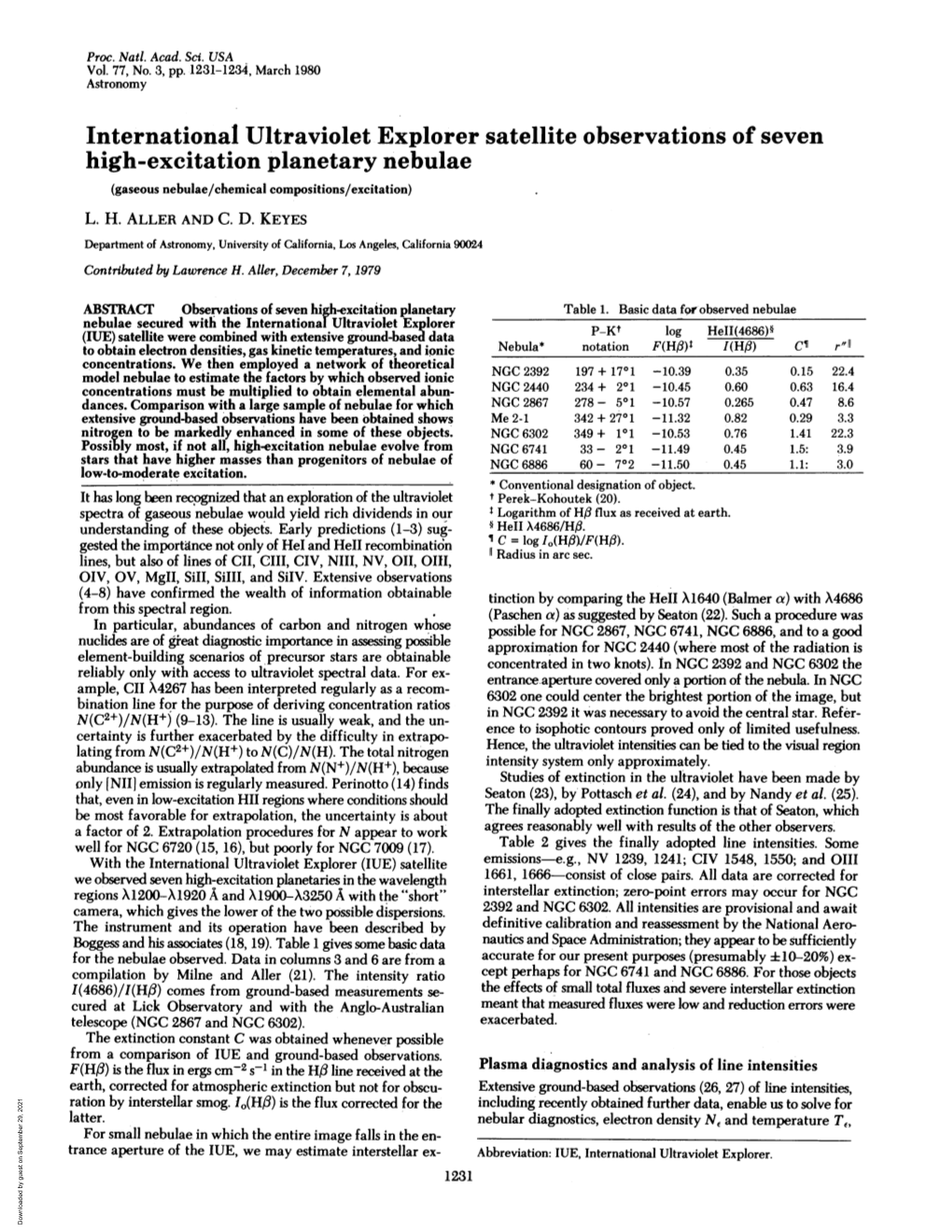 International Ultraviolet Explorer Satellite Observations of Seven High-Excitation Planetary Nebulae (Gaseous Nebulae/Chemical Compositions/Excitation) L